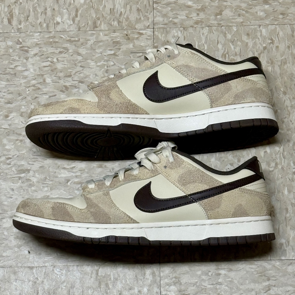 2021 Mens Nike Dunk Low Premium Animal Print - Picture 3 of 5